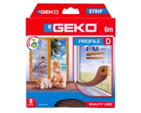Guarnizione adesiva per isolamento STRIP - fessura 2-5,5 mm - 9 x 6 mm x 6 m - gomma - marrone - Geko