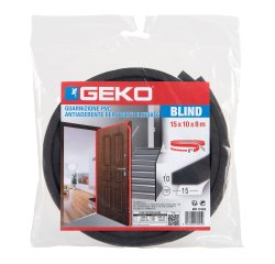 Guarnizione adesiva per isolamento porte blindate - 17 mm x 8 m - PVC - antracite - Geko