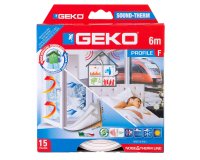 Guarnizione adesiva per l’isolamento di porte e finestre SOUND-THERM - fessura 1-4 mm - 6 m - bianco - Geko