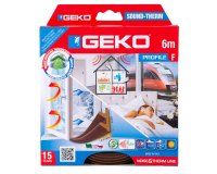 Guarnizione adesiva per l’isolamento di porte e finestre SOUND-THERM - fessura 1-4 mm - 6 m - marrone - Geko