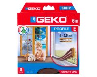 Guarnizione adesiva per isolamento STRIP - fessura 1-3 mm - 6 m - gomma - marrone - Geko