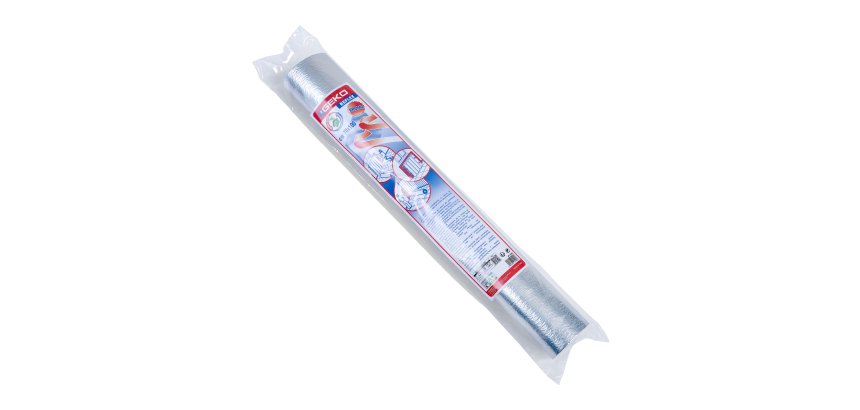 Pannello isolante e termoriflettente per caloriferi REFLEX - 70 x 100 cm - resina di polietilene - Geko