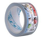 Nastro adesivo telato USA PREMIUM - 5 cm x 25 m - argento - Geko