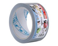 Nastro adesivo telato USA PREMIUM - 5 cm x 25 m - argento - Geko