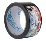 Nastro adesivo telato USA PREMIUM - 5 cm x 25 m - nero - Geko