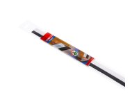 Paraspifferi per porte STAFF - con spazzola fissa - 100 cm - pvc rigido - bianco - Geko