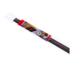 Paraspifferi per porte STAFF - con spazzola fissa - 100 cm - pvc rigido - marrone - Geko