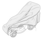 Telo di copertura Special - per rasaerba - 188 x 64 x 100 cm - PU - Verdemax