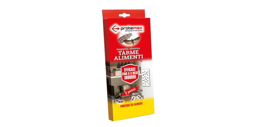 Trappola adesiva per tarme in alimenti - Protemax - blister 2 pezzi