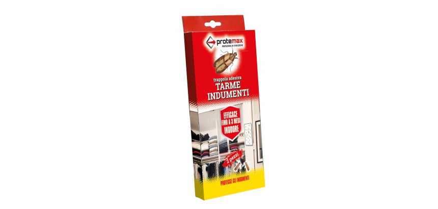 Trappola adesiva per tarme in indumenti - Protemax - blister 2 pezzi