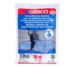 Telo copritutto - 4 x 4 m - 16 mq - 80/90 gr - HDPE - trasparente - Geko
