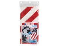 Pannello antiurto adesivo BOX - 24 x 50 cm - EPE/LDPE - bianco/rosso - Geko - conf. 2 pezzi