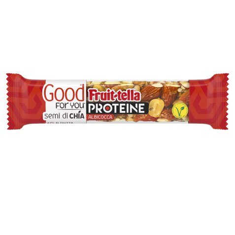 Barretta frutta secca Good For You - proteica/albicocca - 36 gr - Fruit-Tella