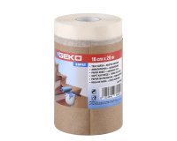 Bobina nastro adesivo e telo in carta - 18 cm x 20 m - Geko