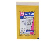 Busta imbottita Sacboll - A (13 x 20 cm) - carta - avana - Blasetti - conf. 10 pezzi