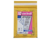 Busta imbottita Sacboll - C (17 x 27 cm) - carta - avana - Blasetti - conf. 10 pezzi