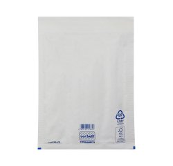 Busta imbottita Sacboll - D (20 X 32 cm) - carta - bianco - Blasetti - conf. 10 pezzi