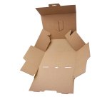 Scatola automontante per ecommerce PICK&Post - S - 26 x 19 x 10 cm - giallo/blu - Blasetti