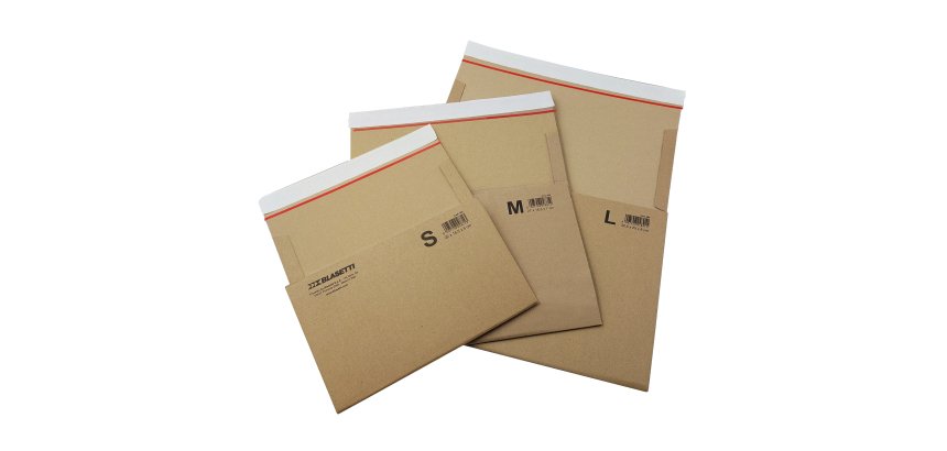 Scatola automontante altezza variabile BOOKBOX - S - 26 X 14,5 X 5 cm - cartone - avana - Blasetti