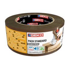 Nastro adesivo - 5 cm x 132 m - PLP - avana - Geko