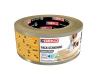 Nastro adesivo - 5 cm x 132 m - PLP - trasparente - Geko
