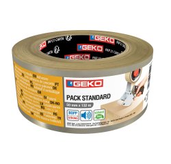 Nastro adesivo - 5 cm x 132 m - PLP - trasparente - Geko
