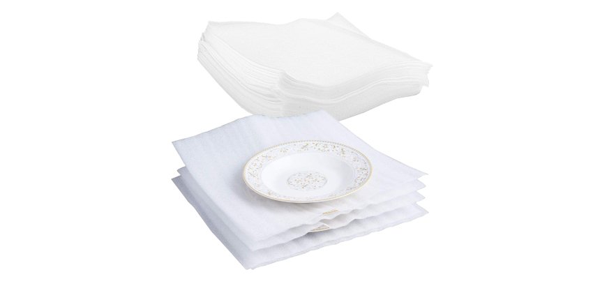 Foglio per imballaggio - 30 x 30 cm - schiuma foam - conf. 100 pezzi