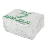 Pezzame, Stracci - per pulizia industriale - 2 kg - bianco