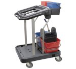 Carrello per le pulizie Uni-J 4.1 - multifunzione - 12 L - 75 x 60 x 118 cm - Taxon