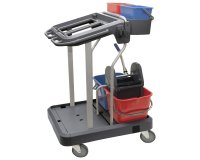Carrello per le pulizie Uni-J 4.1 - multifunzione - 12 L - 75 x 60 x 118 cm - Taxon