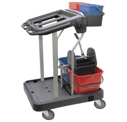 Carrello per le pulizie Uni-J 4.1 - multifunzione - 12 L - 75 x 60 x 118 cm - Taxon