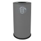 Contenitore per raccolta differenziata - 1 scomparto - 70 L - grigio - Stilcasa