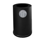 Contenitore tondo per raccolta differenziata - 1 scomparto - 100 L - nero - Stilcasa