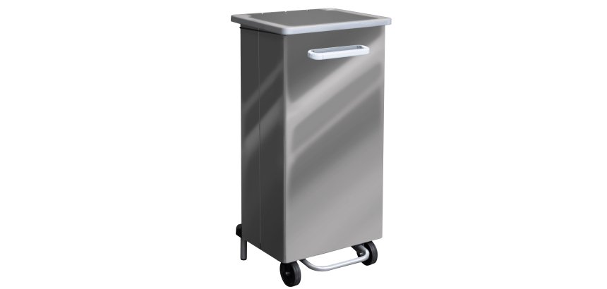 Contenitore a pedale Gastro - 110 L - acciaio - Stilcasa