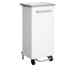 Contenitore a pedale Gastro - 110 L - bianco - Stilcasa