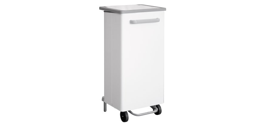 Contenitore a pedale Gastro - 110 L - bianco - Stilcasa