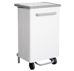 Contenitore a pedale Gastro - 90 L - bianco - Stilcasa