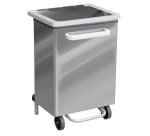 Contenitore a pedale Gastro - 70 L - acciaio lucido - Stilcasa
