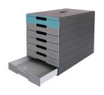 Cassettiera Idealbox Pro 7 - 7 cassetti - 36,5 x 32,2 x 25 cm - azzurro - Durable