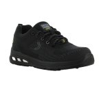 Calzatura bassa da lavoro Ecofitz S1P LOW - numero 46 - maglia riciclata - nero - Safety Jogger