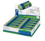 Gomma Eco 526 - 65 x 23 x 13 mm - per matita - verde - Staedtler - conf. 20 pezzi