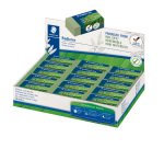 Gomma Eco 526 - 43 x 19 x 13 mm - per matita - verde - Staedtler - conf. 30 pezzi