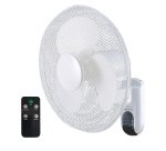 Ventilatore WallFan40 - da parete - 3 velocità - 40 W - diametro 40 cm - 41,3 x 45,9 x 27,6 cm - Melchioni family