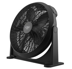Ventilatore Black Circle 50 - da terra e a parete - 70 W - diametro 50 cm - 58,5 x 22 x 60 cm - CFG