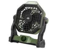 Ventilatore portatile - da campeggio - con luce LED - diametro 12 cm - 25,5 x 21 x 11,5 cm - Melchioni family