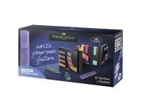 Set da scrivania evidenziatori Textliner 46 - punta a scalpello - tratto 1,0-3,0-5,0 mm - colori assortiti - Faber-Castell - conf. 16 pezzi