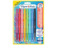 Pennarello Flair Dual Tip - colori assortiti - Papermate - conf. 8 pezzi
