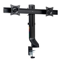 Braccio salvaspazio per monitor doppio SmartFit - nero - Kensington