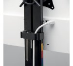 Braccio salvaspazio per monitor doppio SmartFit - nero - Kensington