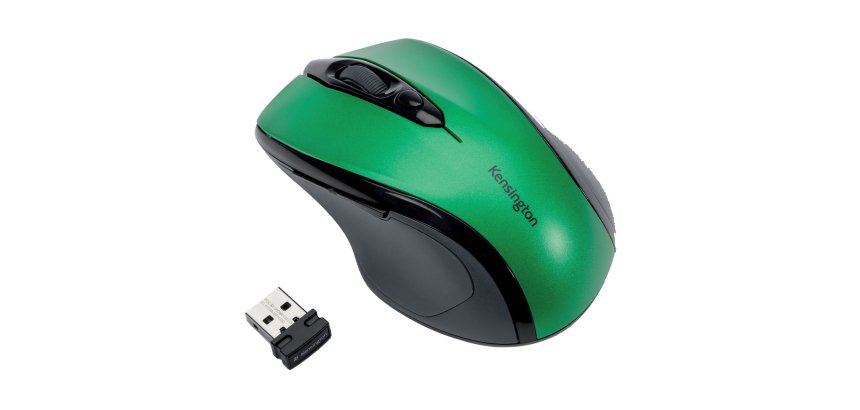 Mouse Pro Fit di medie dimensioni - wireless - verde smeraldo - Kensington